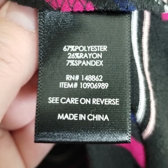 Torrid Multi Color Striped Jersey Open Back Skater Dress Women's Size 3X - Picture 6 of 7